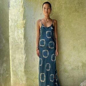 Rimmba Scarlette Silk Dress Midi Length